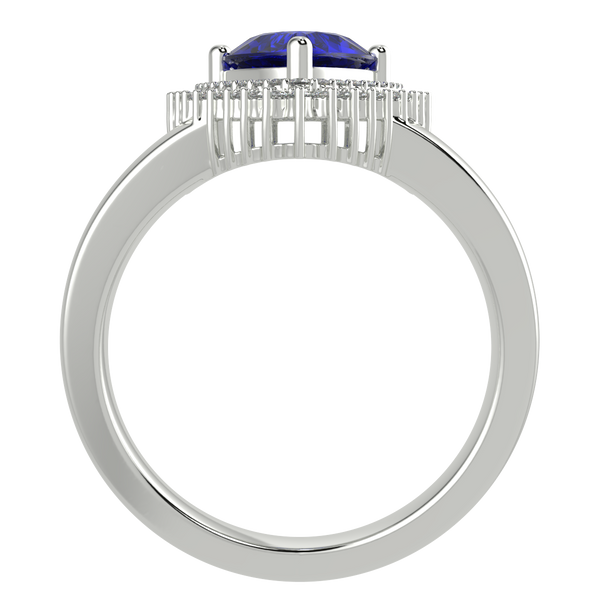 RTRB1010-Pam -Trillion Tanzanite Ring