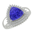 RTRB1010-Pam -Trillion Tanzanite Ring