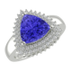 RTRB1010-Pam -Trillion Tanzanite Ring