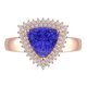 RTRB1010-Pam -Trillion Tanzanite Ring