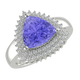 RTRB1010-Pam -Trillion Tanzanite Ring