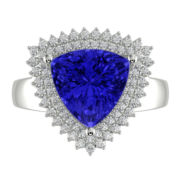 RTRB1010-Pam -Trillion Tanzanite Ring