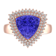 RTRB1010-Pam -Trillion Tanzanite Ring