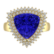 RTRB1010-Pam -Trillion Tanzanite Ring