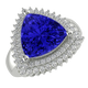 RTRB1010-Pam -Trillion Tanzanite Ring