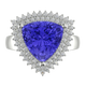 RTRB1010-Pam -Trillion Tanzanite Ring