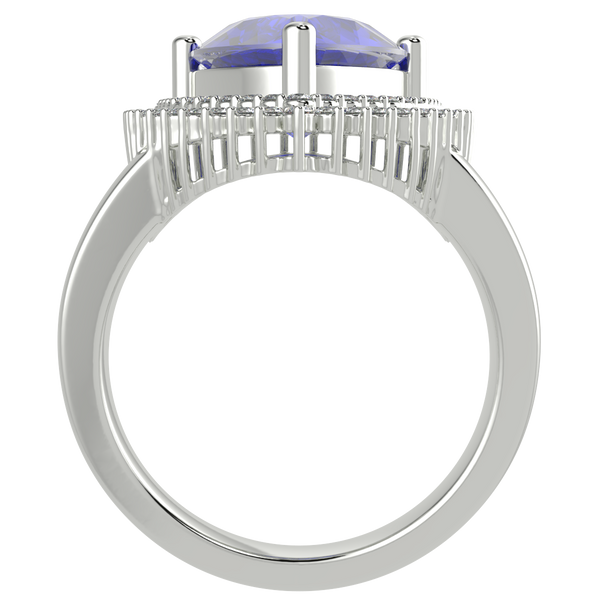 RTRB1010-Pam -Trillion Tanzanite Ring