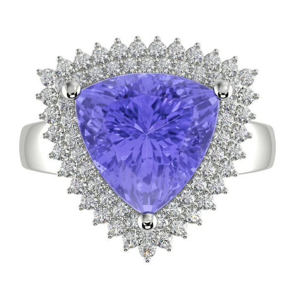 RTRB1010-Pam -Trillion Tanzanite Ring