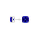 Square Cushion Tanzanite Studs