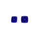 Square Cushion Tanzanite Studs