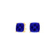 Square Cushion Tanzanite Studs