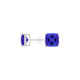 Square Cushion Tanzanite Studs