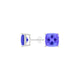 Square Cushion Tanzanite Studs