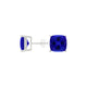 Square Cushion Tanzanite Studs