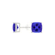 Square Cushion Tanzanite Studs