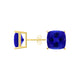 Square Cushion Tanzanite Studs