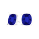 Elongated Cushion Tanzanite Studs