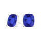 Elongated Cushion Tanzanite Studs