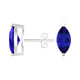 Marquise Tanzanite Studs