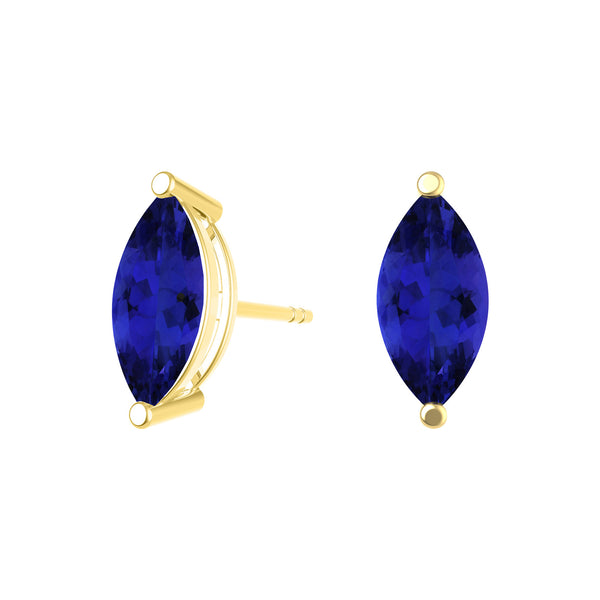 Marquise Tanzanite Studs