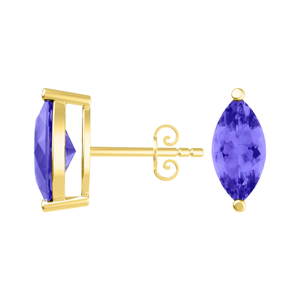 Marquise Tanzanite Studs