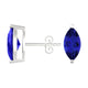 Marquise Tanzanite Studs