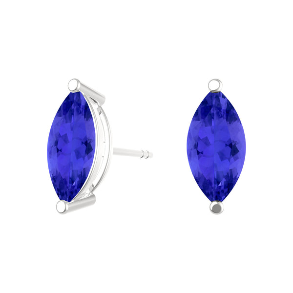 Marquise Tanzanite Studs