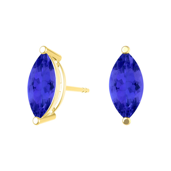 Marquise Tanzanite Studs