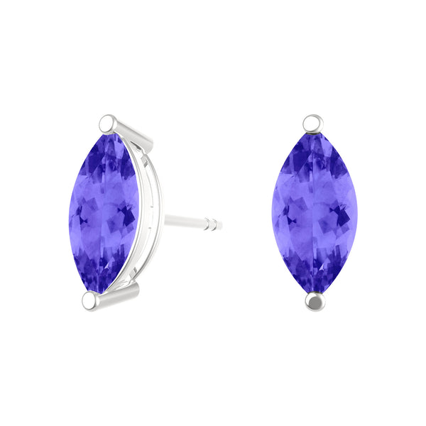 Marquise Tanzanite Studs