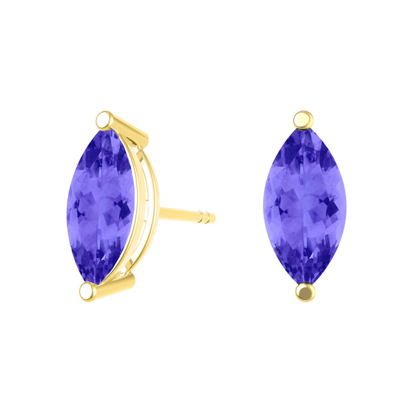 Marquise Tanzanite Studs