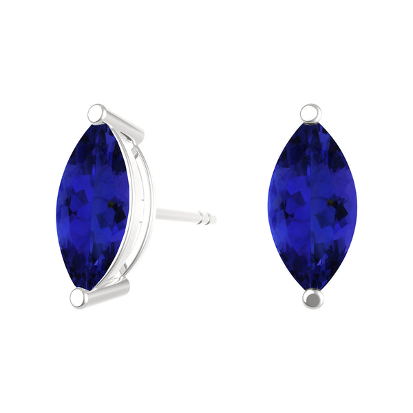 Marquise Tanzanite Studs