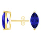 Marquise Tanzanite Studs