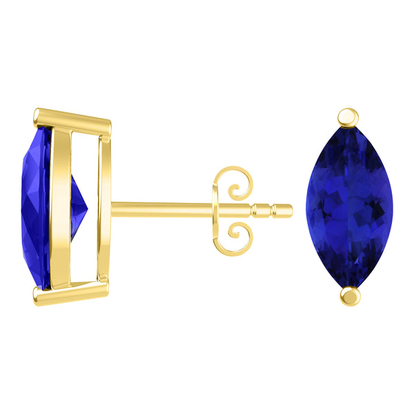 Marquise Tanzanite Studs