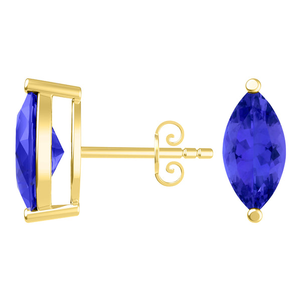 Marquise Tanzanite Studs