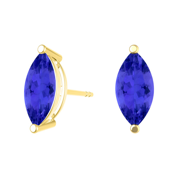 Marquise Tanzanite Studs