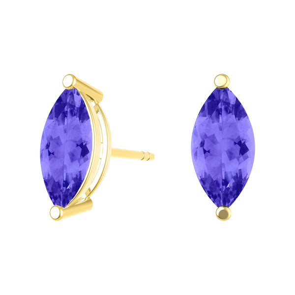 Marquise Tanzanite Studs