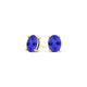 Oval Tanzanite Studs