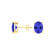 Oval Tanzanite Studs