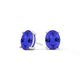 Oval Tanzanite Studs