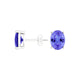 Oval Tanzanite Studs