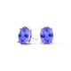 Oval Tanzanite Studs