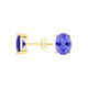 Oval Tanzanite Studs