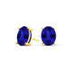 Oval Tanzanite Studs