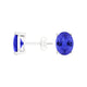 Oval Tanzanite Studs