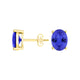 Oval Tanzanite Studs