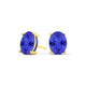 Oval Tanzanite Studs