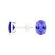 Oval Tanzanite Studs