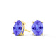 Oval Tanzanite Studs