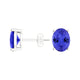 Oval Tanzanite Studs