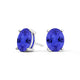 Oval Tanzanite Studs